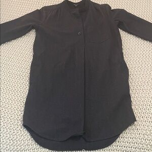 Madewell 1937 Charcoal Long Sleeve Dress in size XXS